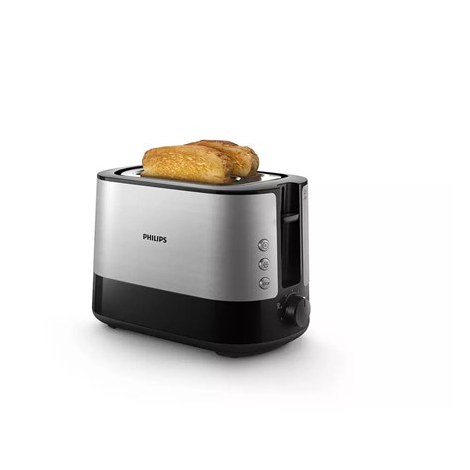 Philips | HD2637/90 Viva Collection | Toaster | Power W | Number of slots 2 | Housing material Metal/Plastic | Black